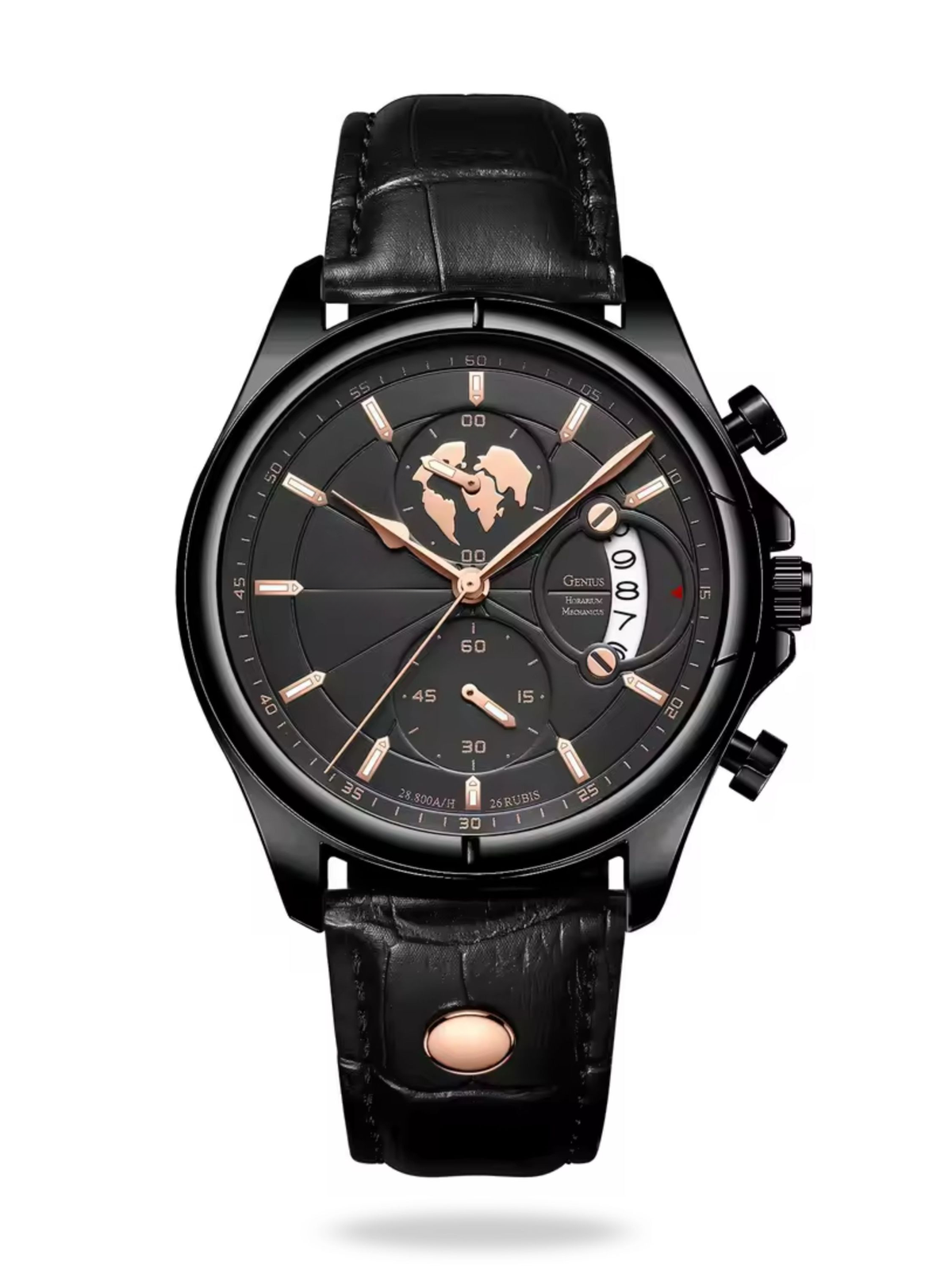 Crown — The Meridian Chronograph Black